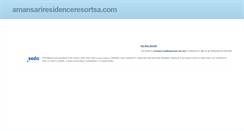 Desktop Screenshot of amansariresidenceresortsa.com